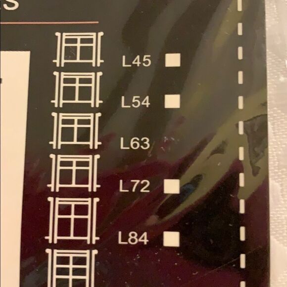 One pair pure white curtain panels - Picture 5 of 8